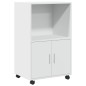 vidaXL Rollschrank Weiß 55x40x91 cm Holzwerkstoff vidaXL Rollschrank Weiß 55x40x91 cm Holzwerkstoff
