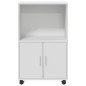 vidaXL Rollschrank Weiß 55x40x91 cm Holzwerkstoff vidaXL Rollschrank Weiß 55x40x91 cm Holzwerkstoff