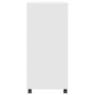 vidaXL Rollschrank Weiß 55x40x91 cm Holzwerkstoff vidaXL Rollschrank Weiß 55x40x91 cm Holzwerkstoff