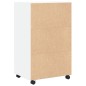 vidaXL Rollschrank Weiß 55x40x91 cm Holzwerkstoff vidaXL Rollschrank Weiß 55x40x91 cm Holzwerkstoff