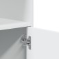 vidaXL Rollschrank Weiß 55x40x91 cm Holzwerkstoff vidaXL Rollschrank Weiß 55x40x91 cm Holzwerkstoff