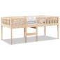 vidaXL Kinderbett ohne Matratze 90x190 cm Massivholz Kiefer vidaXL Kinderbett ohne Matratze 90x190 cm Massivholz Kiefer