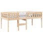 vidaXL Kinderbett ohne Matratze 90x190 cm Massivholz Kiefer vidaXL Kinderbett ohne Matratze 90x190 cm Massivholz Kiefer