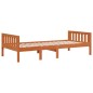vidaXL Kinderbett ohne Matratze Wachsbraun 90x190 cm Massivholz Kiefer vidaXL Kinderbett ohne Matratze Wachsbraun 90x190 cm Massivholz Kiefer