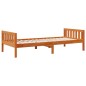 vidaXL Kinderbett ohne Matratze Wachsbraun 90x190 cm Massivholz Kiefer vidaXL Kinderbett ohne Matratze Wachsbraun 90x190 cm Massivholz Kiefer