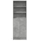 vidaXL Highboard mit LED-Beleuchtung Grau 69x32,5x200 cm Holzwerkstoff vidaXL Highboard mit LED-Beleuchtung Grau 69x32,5x200 cm Holzwerkstoff