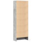 vidaXL Highboard mit LED-Beleuchtung Grau 69x32,5x200 cm Holzwerkstoff vidaXL Highboard mit LED-Beleuchtung Grau 69x32,5x200 cm Holzwerkstoff