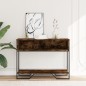 vidaXL Konsolentisch Räuchereiche 100x35x74,5 cm Holzwerkstoff vidaXL Konsolentisch Räuchereiche 100x35x74,5 cm Holzwerkstoff