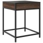 vidaXL Couchtisch mit Infinity-LED Braun Eichen-Optik 40x40x51 cm vidaXL Couchtisch mit Infinity-LED Braun Eichen-Optik 40x40x51 cm