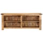 vidaXL TV-Schrank 110x35x40 cm Massivholz Mango vidaXL TV-Schrank 110x35x40 cm Massivholz Mango
