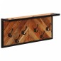 vidaXL Wandgarderobe mit 6 Haken Massivholz Akazie vidaXL Wandgarderobe mit 6 Haken Massivholz Akazie