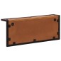 vidaXL Wandgarderobe mit 6 Haken Massivholz Akazie vidaXL Wandgarderobe mit 6 Haken Massivholz Akazie