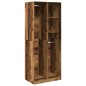 vidaXL Kleiderschrank Altholz-Optik 80x50x200 cm Holzwerkstoff vidaXL Kleiderschrank Altholz-Optik 80x50x200 cm Holzwerkstoff