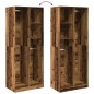 vidaXL Kleiderschrank Altholz-Optik 80x50x200 cm Holzwerkstoff vidaXL Kleiderschrank Altholz-Optik 80x50x200 cm Holzwerkstoff