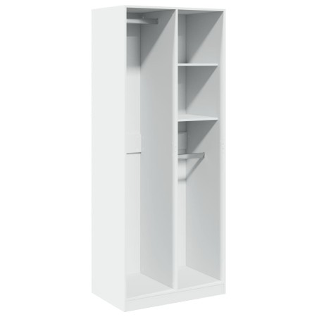 vidaXL Kleiderschrank Weiß 80x50x200 cm Holzwerkstoff