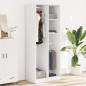 vidaXL Kleiderschrank Weiß 80x50x200 cm Holzwerkstoff vidaXL Kleiderschrank Weiß 80x50x200 cm Holzwerkstoff