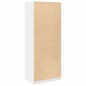 vidaXL Kleiderschrank Weiß 80x50x200 cm Holzwerkstoff vidaXL Kleiderschrank Weiß 80x50x200 cm Holzwerkstoff