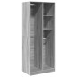 vidaXL Kleiderschrank Grau Sonoma 80x50x200 cm Holzwerkstoff vidaXL Kleiderschrank Grau Sonoma 80x50x200 cm Holzwerkstoff