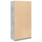 vidaXL Kleiderschrank Betongrau 100x50x200 cm Holzwerkstoff vidaXL Kleiderschrank Betongrau 100x50x200 cm Holzwerkstoff