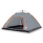 vidaXL Campingzelt 5 Personen Grau und Orange Quick Release vidaXL Campingzelt 5 Personen Grau und Orange Quick Release