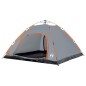 vidaXL Campingzelt 5 Personen Grau und Orange Quick Release vidaXL Campingzelt 5 Personen Grau und Orange Quick Release