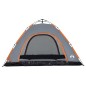 vidaXL Campingzelt 5 Personen Grau und Orange Quick Release vidaXL Campingzelt 5 Personen Grau und Orange Quick Release