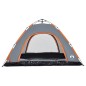 vidaXL Campingzelt 5 Personen Grau und Orange Quick Release vidaXL Campingzelt 5 Personen Grau und Orange Quick Release
