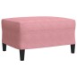 vidaXL 3-tlg. Sofagarnitur mit Kissen und Nackenrollen Rosa Samt vidaXL 3-tlg. Sofagarnitur mit Kissen und Nackenrollen Rosa Samt