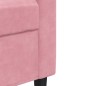 vidaXL 3-tlg. Sofagarnitur mit Kissen und Nackenrollen Rosa Samt vidaXL 3-tlg. Sofagarnitur mit Kissen und Nackenrollen Rosa Samt