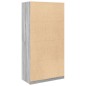 vidaXL Kleiderschrank Grau Sonoma 100x50x200 cm Holzwerkstoff vidaXL Kleiderschrank Grau Sonoma 100x50x200 cm Holzwerkstoff