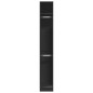 vidaXL Kleiderschrank Schwarz 30x50x200 cm Holzwerkstoff vidaXL Kleiderschrank Schwarz 30x50x200 cm Holzwerkstoff