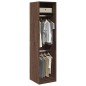vidaXL Kleiderschrank Braun Eichen-Optik 50x50x200 cm Holzwerkstoff vidaXL Kleiderschrank Braun Eichen-Optik 50x50x200 cm Holzwerkstoff