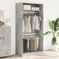 vidaXL Kleiderschrank Betongrau 100x50x200 cm Holzwerkstoff vidaXL Kleiderschrank Betongrau 100x50x200 cm Holzwerkstoff