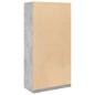 vidaXL Kleiderschrank Betongrau 100x50x200 cm Holzwerkstoff vidaXL Kleiderschrank Betongrau 100x50x200 cm Holzwerkstoff