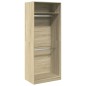 vidaXL Kleiderschrank Sonoma-Eiche 80x50x200 cm Holzwerkstoff vidaXL Kleiderschrank Sonoma-Eiche 80x50x200 cm Holzwerkstoff
