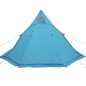 vidaXL Tipi-Campingzelt 5 Person Blau Wasserdicht vidaXL Tipi-Campingzelt 5 Person Blau Wasserdicht
