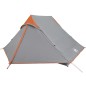 vidaXL Campingzelt 2 Personen Grau Wasserdicht vidaXL Campingzelt 2 Personen Grau Wasserdicht