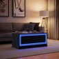 vidaXL LED-Couchtisch Schwarz Holzwerkstoff vidaXL LED-Couchtisch Schwarz Holzwerkstoff