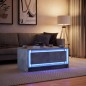 vidaXL LED-Couchtisch Betongrau Holzwerkstoff vidaXL LED-Couchtisch Betongrau Holzwerkstoff