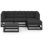 vidaXL 5-tlg. Garten-Lounge-Set mit Kissen Massivholz Kiefer vidaXL 5-tlg. Garten-Lounge-Set mit Kissen Massivholz Kiefer