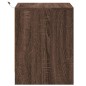 vidaXL Nachttische mit LED-Leuchten 2 Stk. Braun Eiche Holzwerkstoff vidaXL Nachttische mit LED-Leuchten 2 Stk. Braun Eiche Holzwerkstoff
