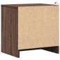 vidaXL Nachttische mit LED-Leuchten 2 Stk. Braun Eiche Holzwerkstoff vidaXL Nachttische mit LED-Leuchten 2 Stk. Braun Eiche Holzwerkstoff