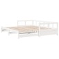 vidaXL Tagesbett ohne Matratze Weiß 80x200 cm Massivholz Kiefer vidaXL Tagesbett ohne Matratze Weiß 80x200 cm Massivholz Kiefer