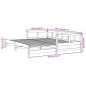 vidaXL Tagesbett ohne Matratze 90x200 cm Massivholz Kiefer vidaXL Tagesbett ohne Matratze 90x200 cm Massivholz Kiefer