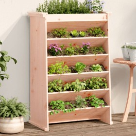 vidaXL Vertikalbeet mit 6 Fächern 69x40x101,5 cm Massivholz Douglasie