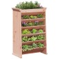 vidaXL Vertikalbeet mit 6 Fächern 69x40x101,5 cm Massivholz Douglasie vidaXL Vertikalbeet mit 6 Fächern 69x40x101,5 cm Massivholz Douglasie