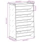 vidaXL Vertikalbeet mit 6 Fächern 69x40x101,5 cm Massivholz Douglasie vidaXL Vertikalbeet mit 6 Fächern 69x40x101,5 cm Massivholz Douglasie