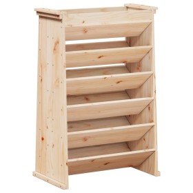 vidaXL Vertikalbeet mit 6 Fächern 69x40x101,5 cm Massivholz Kiefer