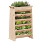 vidaXL Vertikalbeet mit 6 Fächern 69x40x101,5 cm Massivholz Kiefer vidaXL Vertikalbeet mit 6 Fächern 69x40x101,5 cm Massivholz Kiefer