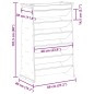 vidaXL Vertikalbeet mit 6 Fächern 69x40x101,5 cm Massivholz Kiefer vidaXL Vertikalbeet mit 6 Fächern 69x40x101,5 cm Massivholz Kiefer